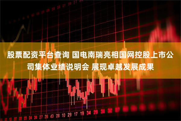 股票配资平台查询 国电南瑞亮相国网控股上市公司集体业绩说明会 展现卓越发展成果