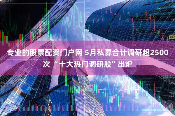 专业的股票配资门户网 5月私募合计调研超2500次 “十大热门调研股”出炉